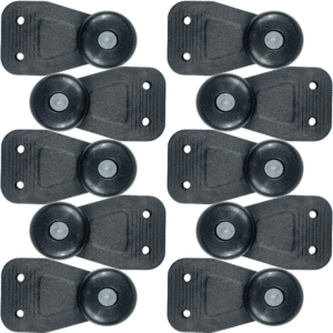 Kit 10 Rodízios Lona Sider Trilho de Ferro