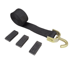 Cinta Cegonheiro 3 Toneladas Com Gancho Giratório + 3 Canoplas - Preto
