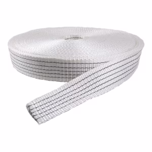 Fita De Carga 5 Toneladas 50mm X 100 Metros Alta Resistência - Branca
