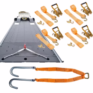 Kit 4 Conjunto Guincheiro + Gancho Arraste Guincho Anzol